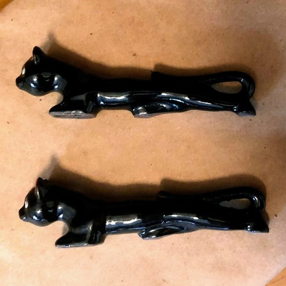 Vintage Black Panther Salt & Pepper Shaker Set - Picture 4 of 5